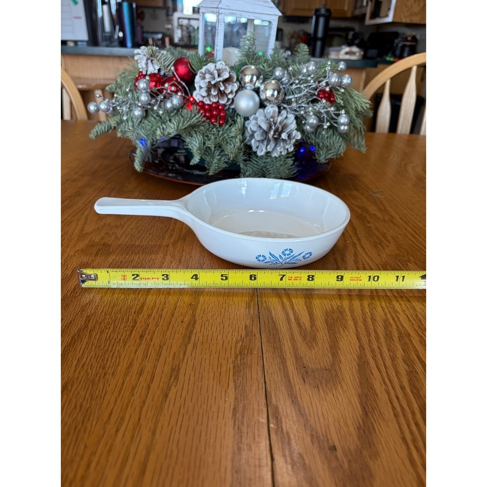 Corning Ware Blue Cornflower P-B3 6½" Skillet Vintage USA Pyroceram Cookware